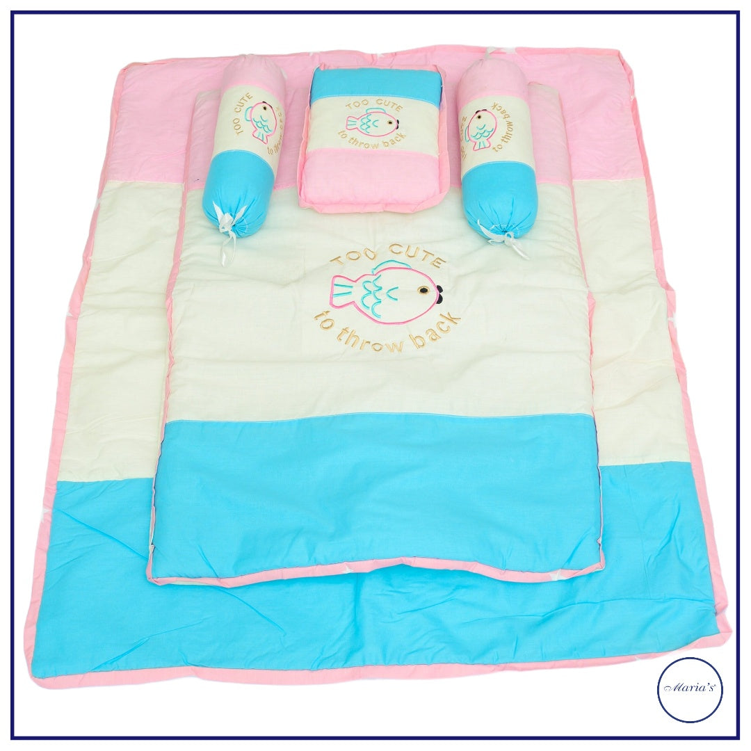 Baby Bed Set With Embroidery