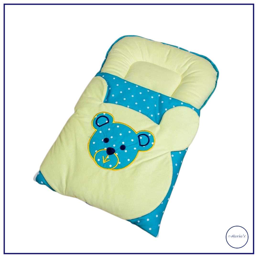 carrinest in teddy bear applique in velour