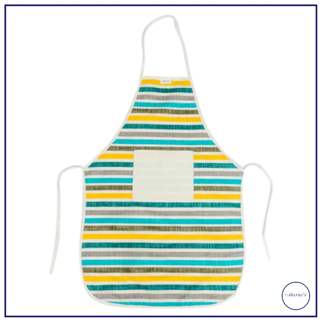 Apron Printed Cotton With Pocket