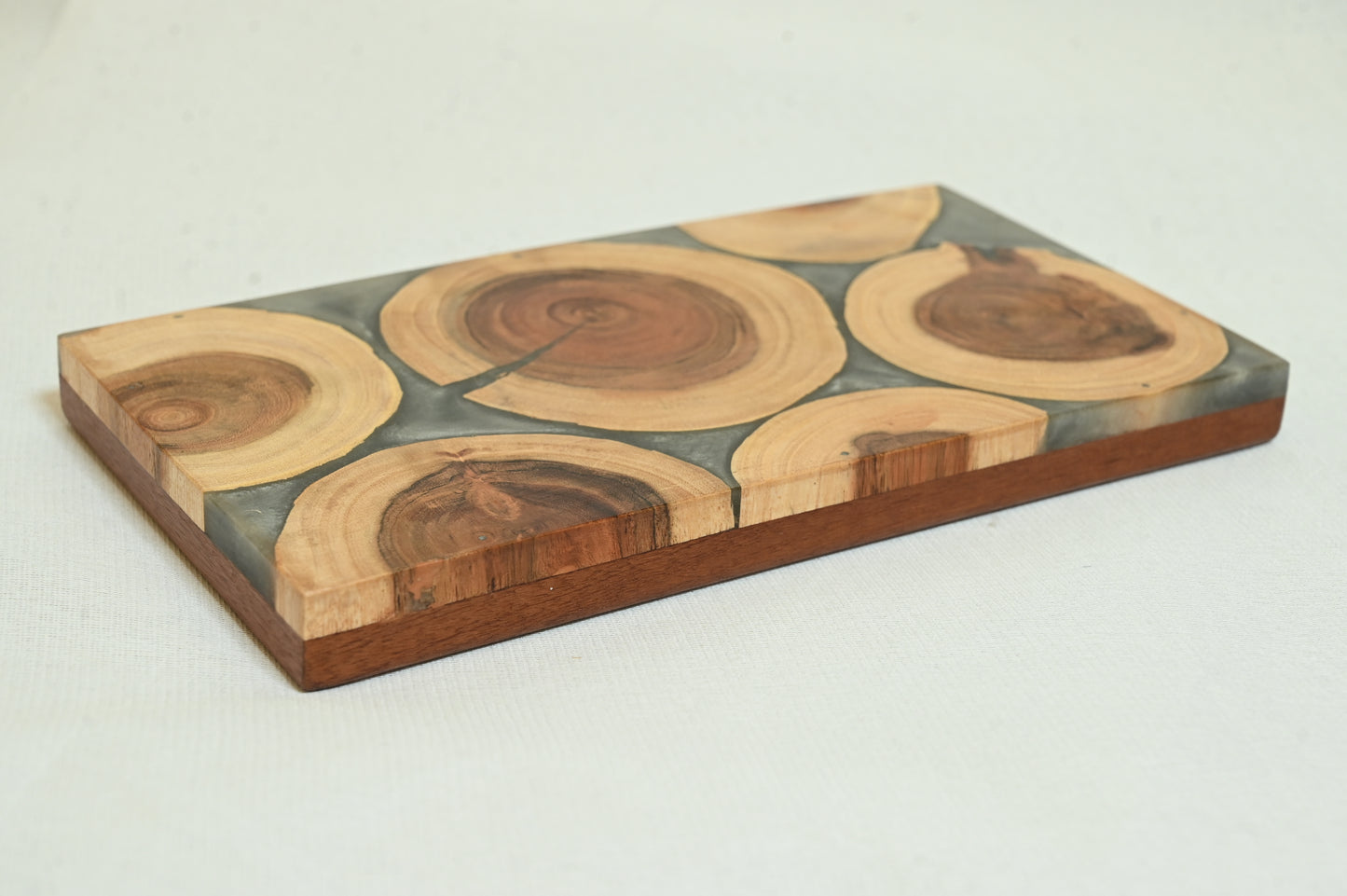 Rustic Wooden Serving Tray – Handcrafted Elegance