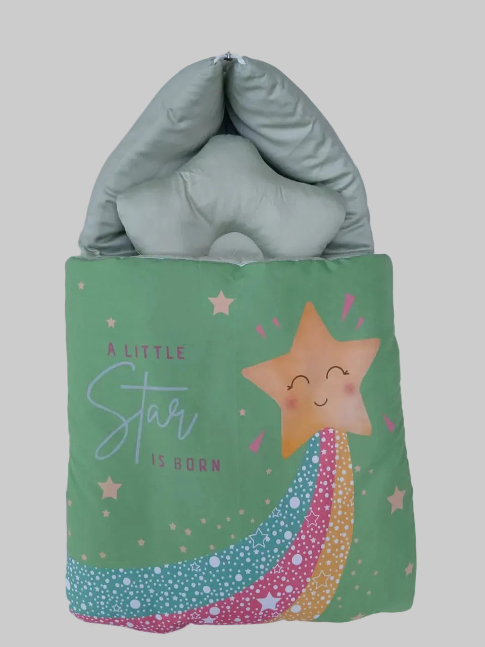 ⭐ A Little Star Is Born – Baby Sleeping Bag With Pillow