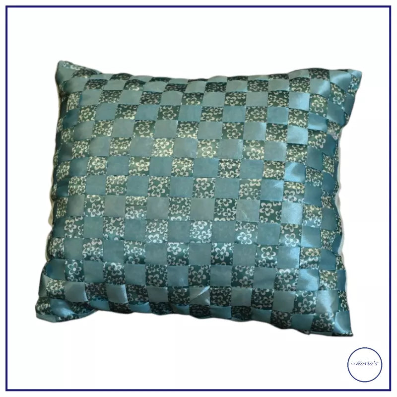 Handcrafted Silk Ribbon Cushion Set of 2 – Maria’s Pakistan