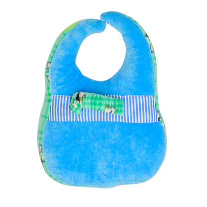 Baby Bib With feeder Holder In Velour