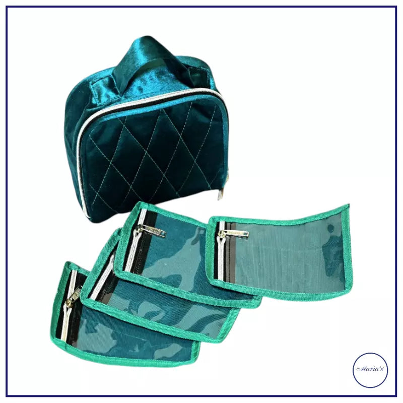 Multi-Compartment Jewelry Storage Box – Soft Velvet Lining