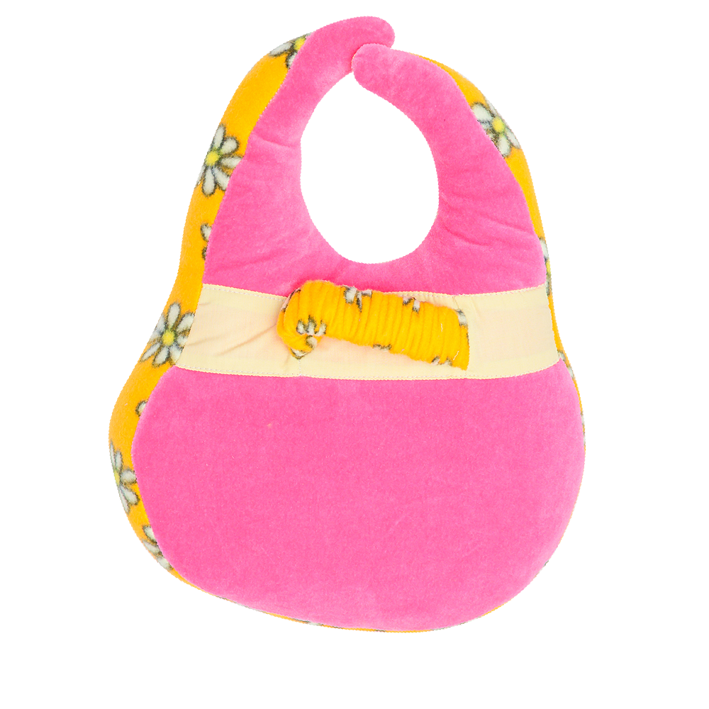 Baby Bib With feeder Holder In Velour