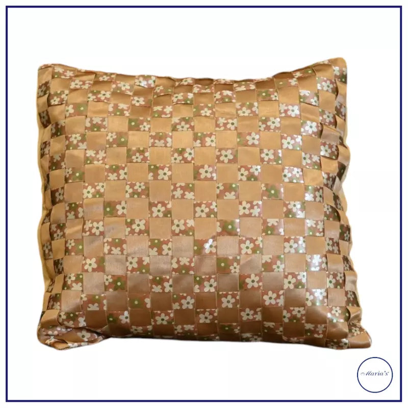 Handcrafted Silk Ribbon Cushion Set of 2 – Maria’s Pakistan