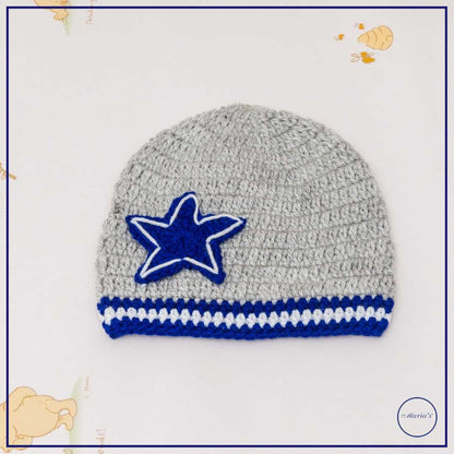 Baby Cap With Embroidered Motive