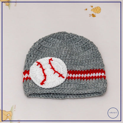 Baby Cap With Embroidered Motive