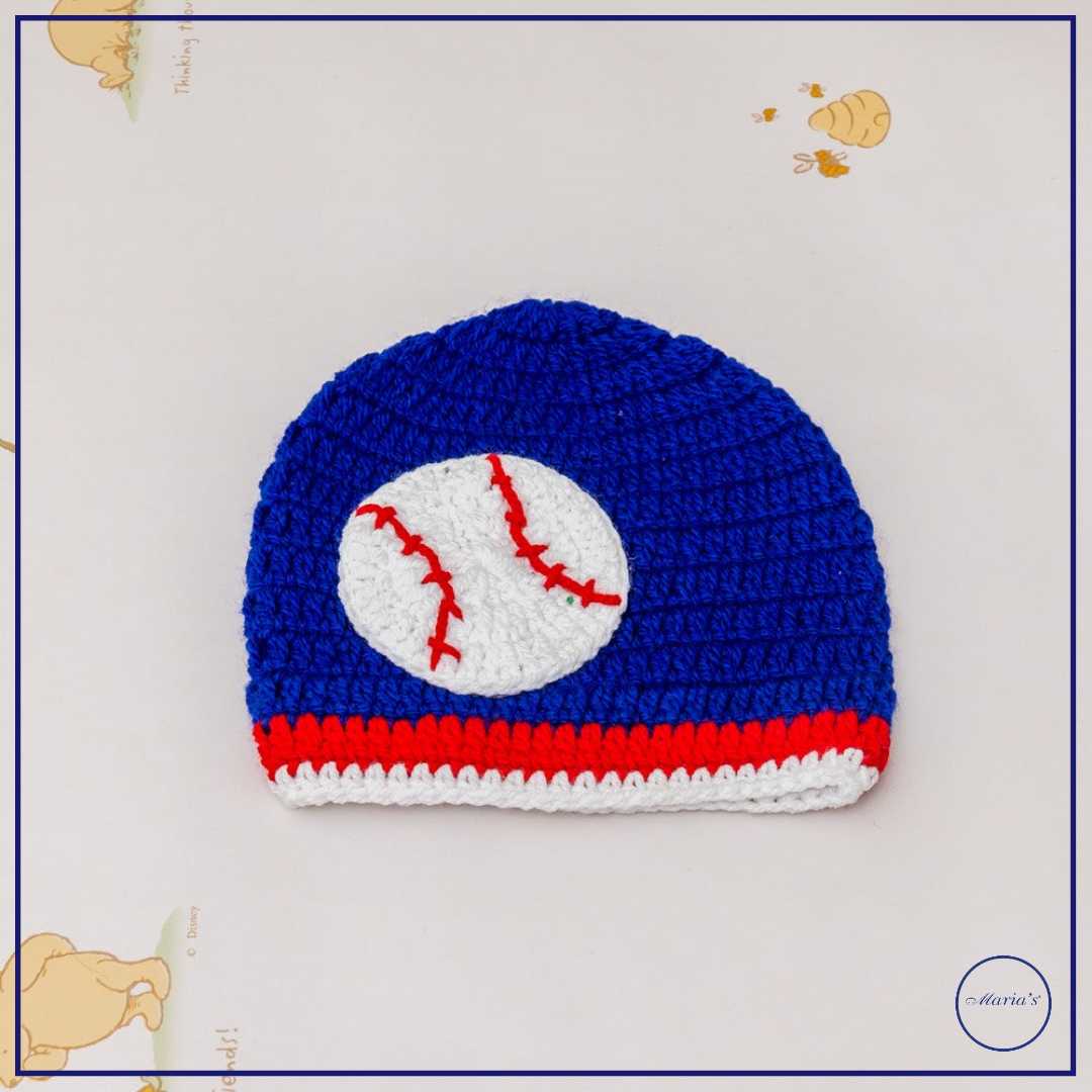 Baby Cap With Embroidered Motive