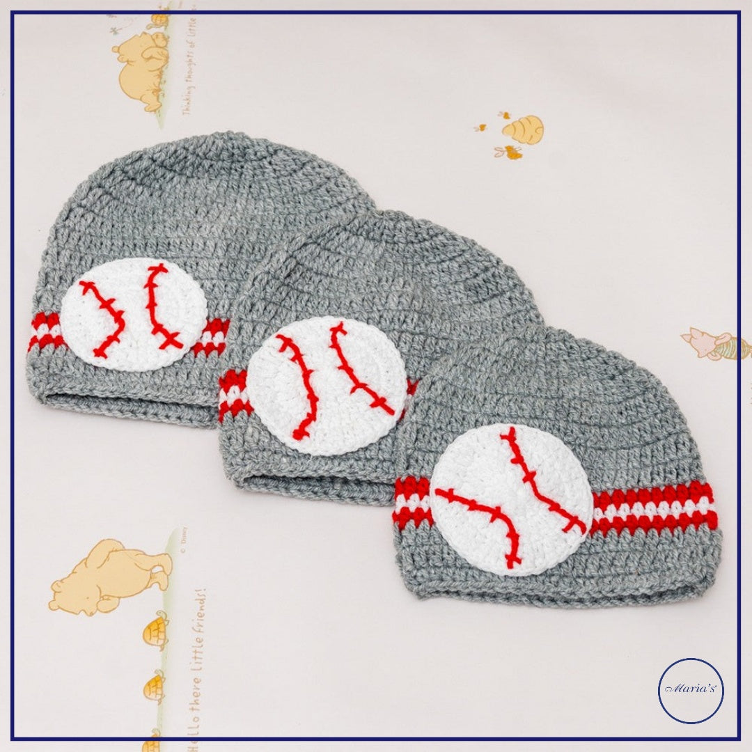 Baby Cap With Embroidered Motive
