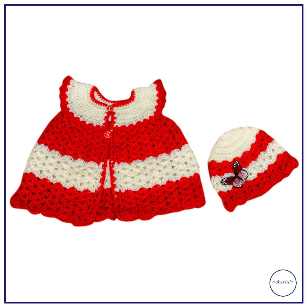Baby Frock Style With Cap