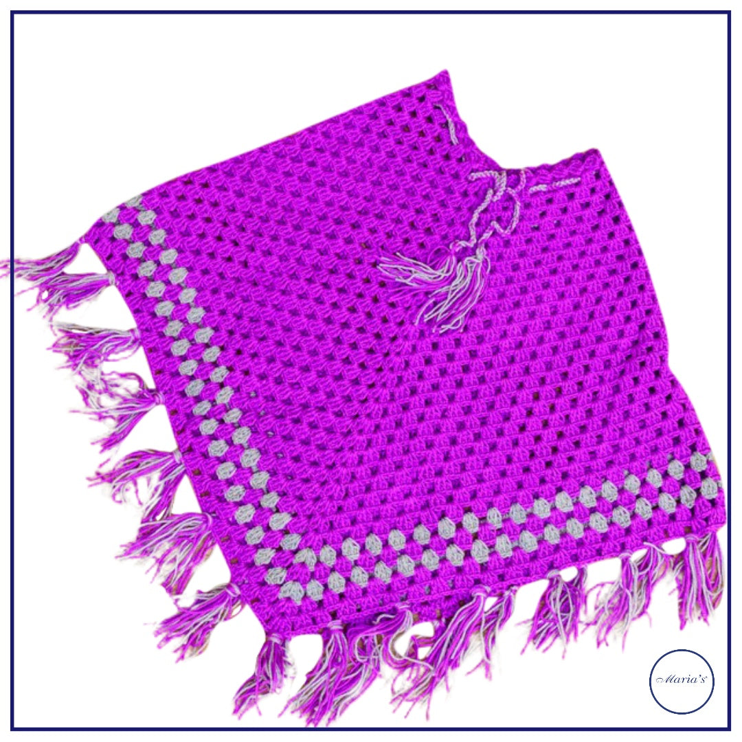 Crochet Baby Girl Poncho