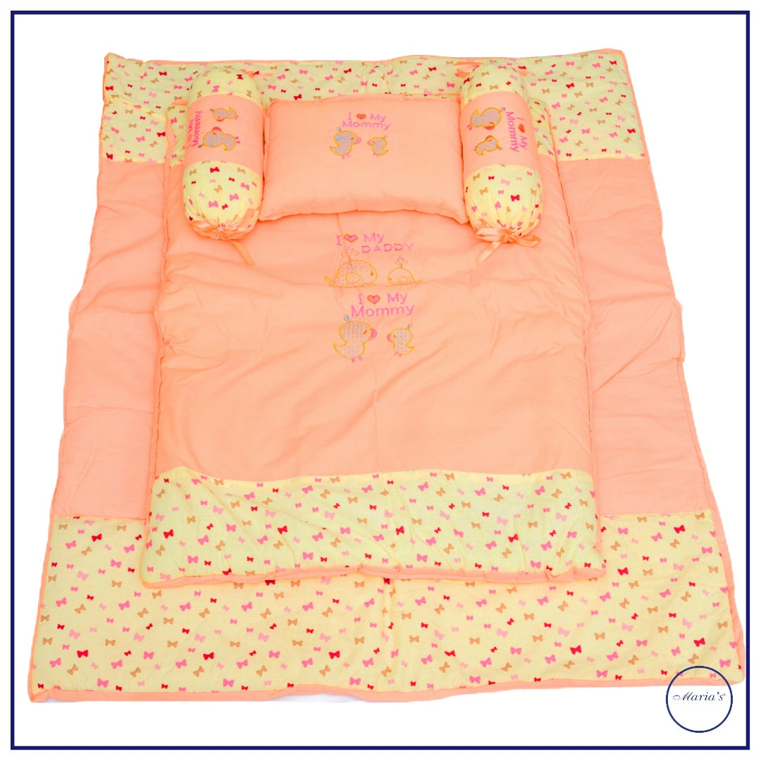 Baby Bed Set With Embroidery