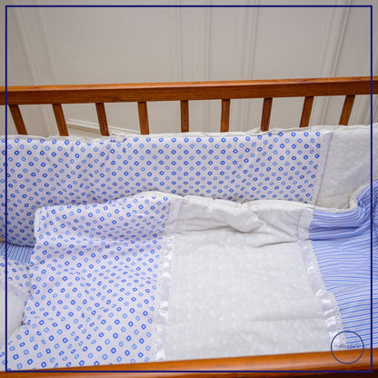 Cot Bumper Set In Chicken Material
