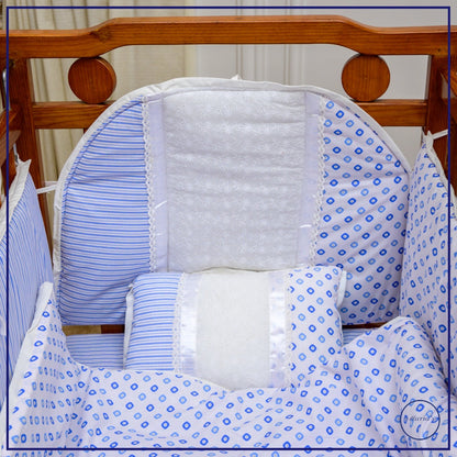 Cot Bumper Set In Chicken Material