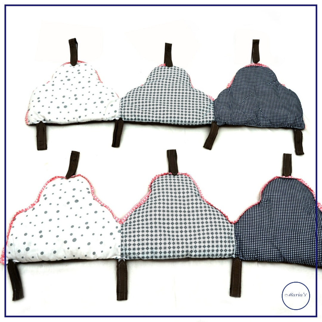 Cot Bumper Set In Cloud Shape