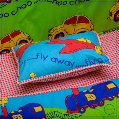 Cot Bumper Set With Cartoon Prints