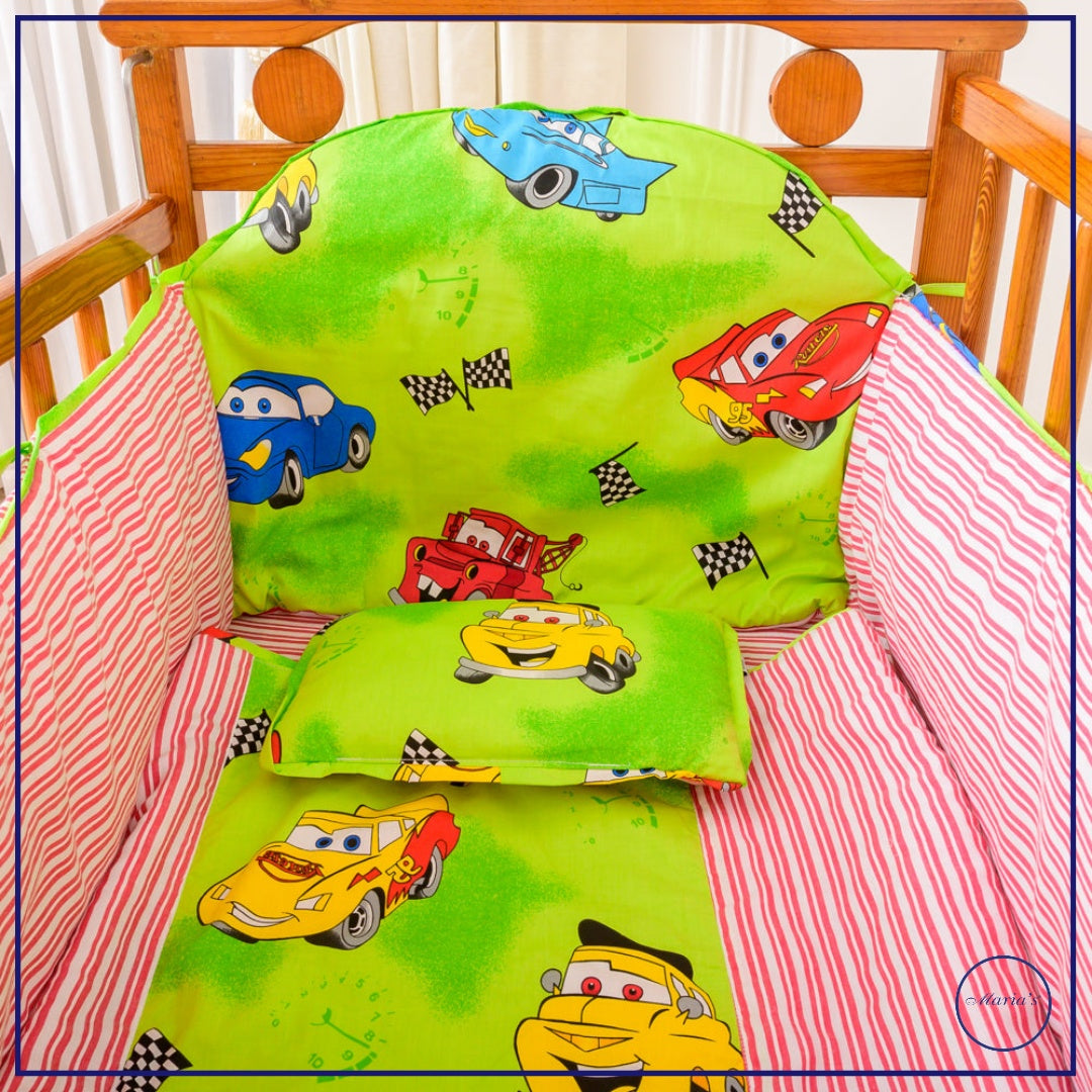 Cot With Half Bumper Set