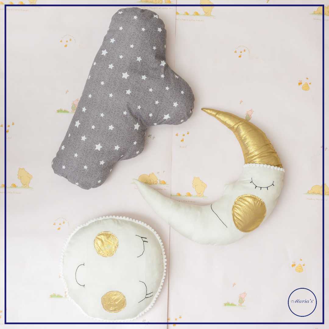 Pillow Set In Cloud & Moon