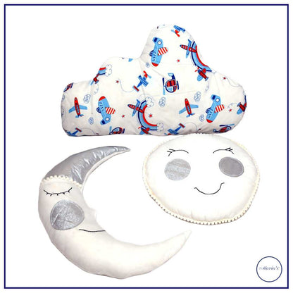 Pillow Set In Cloud & Moon