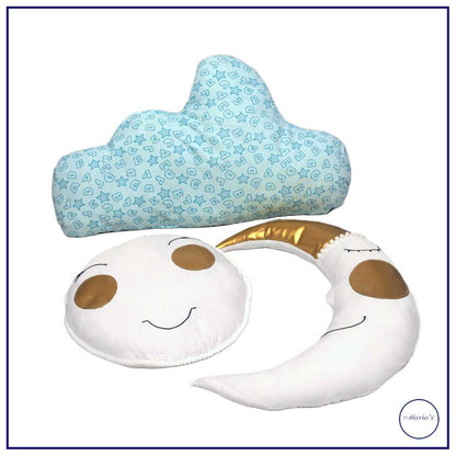 Pillow Set In Cloud & Moon