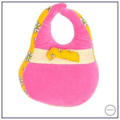 Baby Bib With feeder Holder In Velour