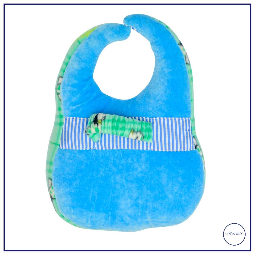 Baby Bib With feeder Holder In Velour