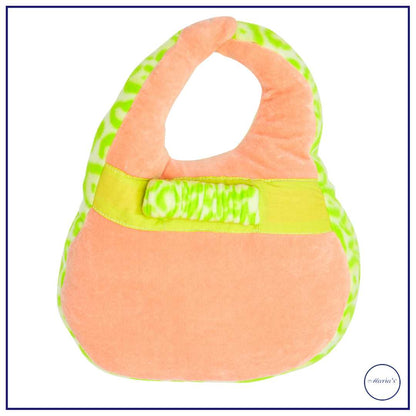 Baby Bib With feeder Holder In Velour