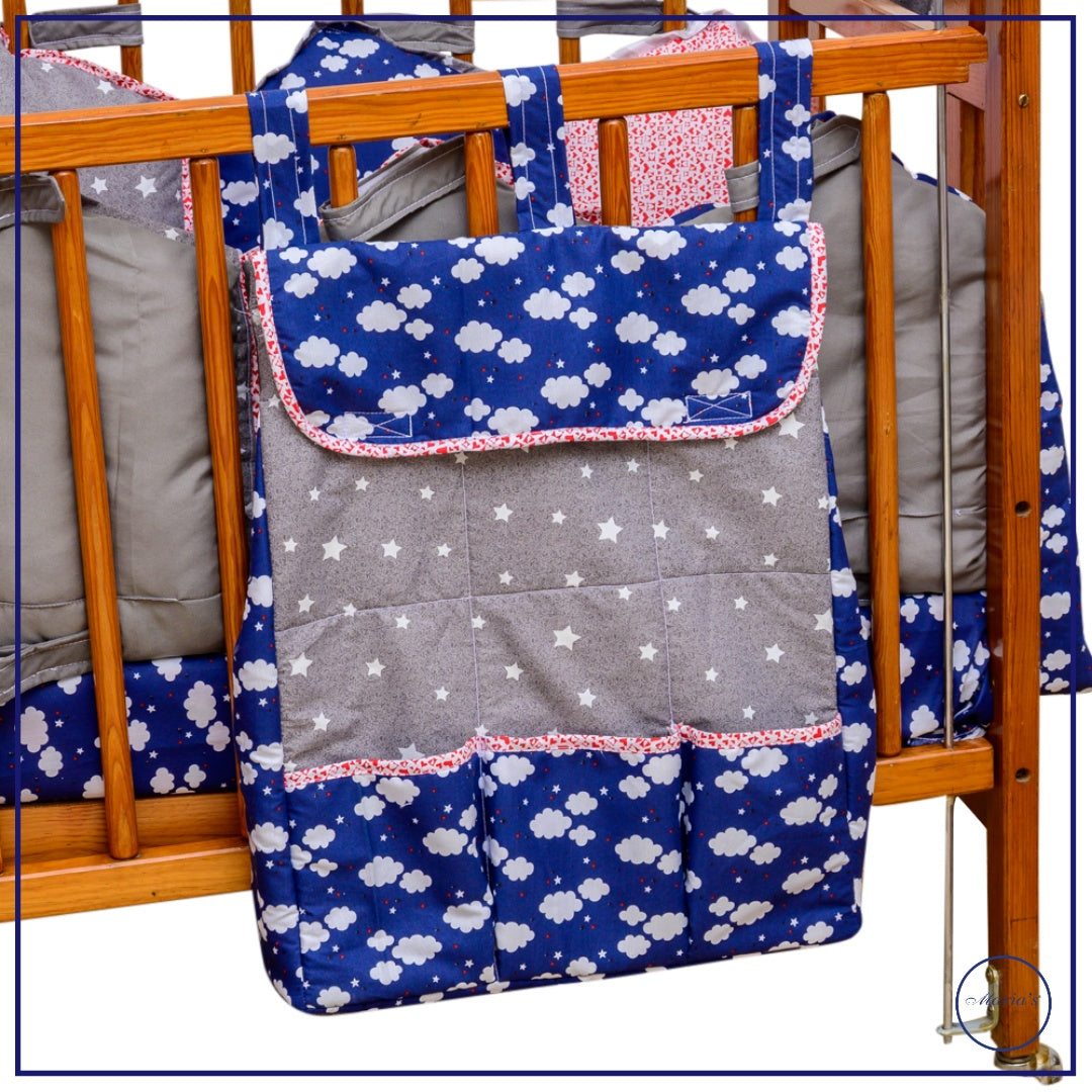 Cot Hanging For Laundry With Zip + Three Pocket