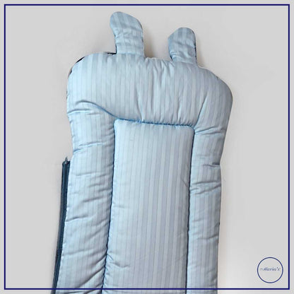 Velvet Carry nest With Fish Embroidery & Pillow