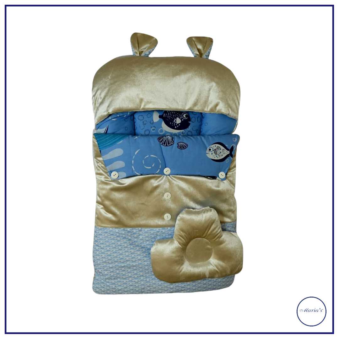 Velvet Carry nest With Cotton With Pillow