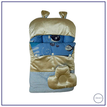 Velvet Carry nest With Cotton With Pillow