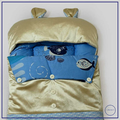 Velvet Carry nest With Cotton With Pillow