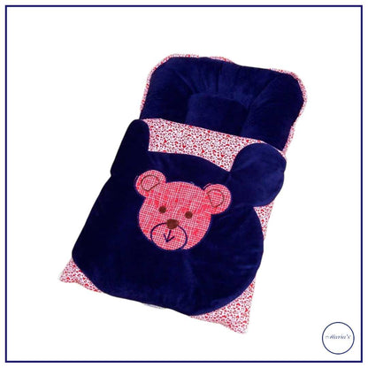 carrinest in teddy bear applique in velour