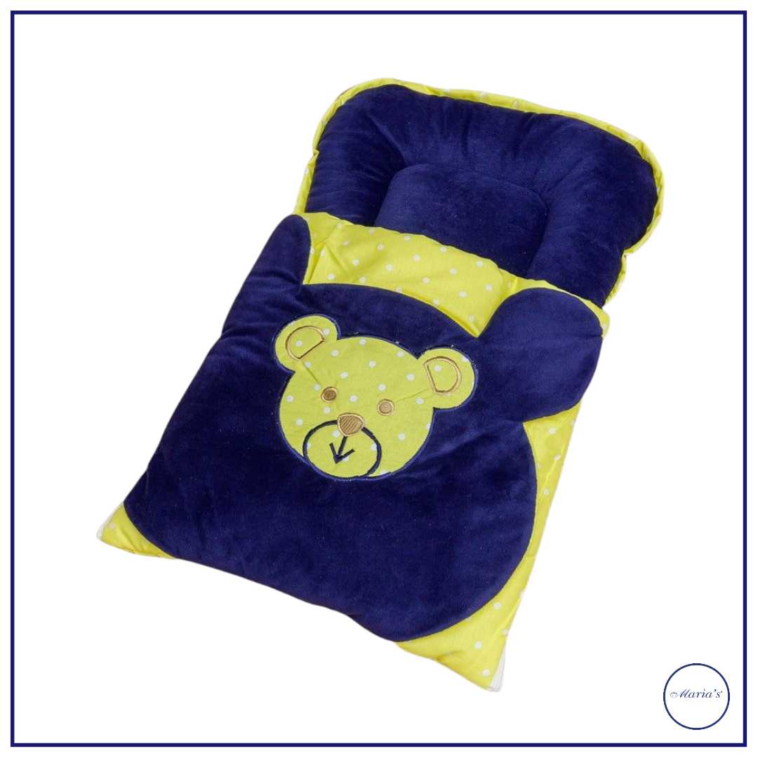 carrinest in teddy bear applique in velour