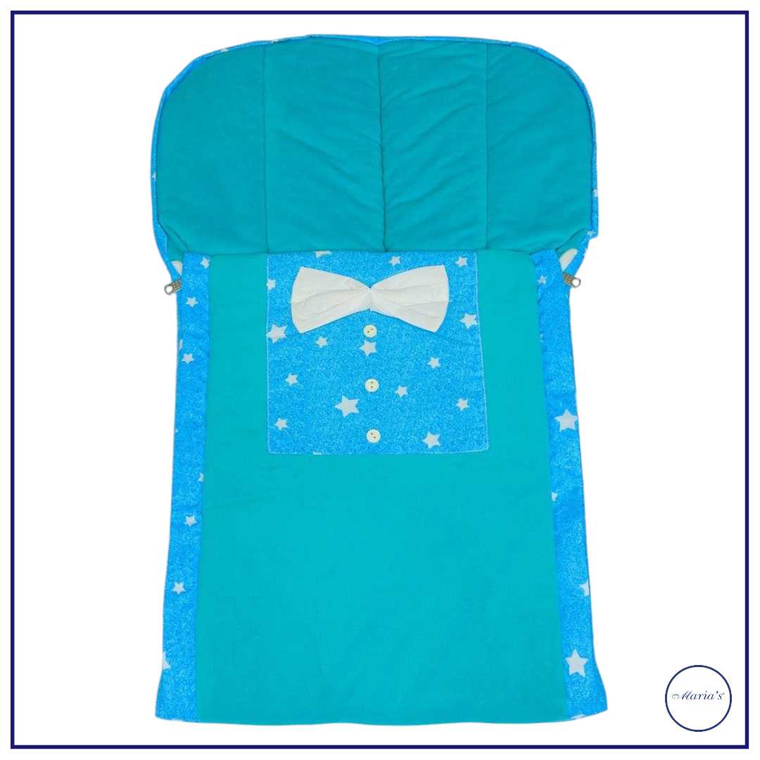 Carrinest in Velour Printed Patch & Bow Desgin