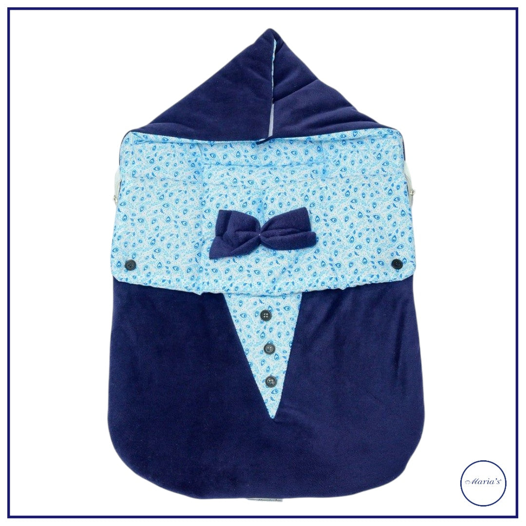 Carrinest In Velour With Velcro On Hood