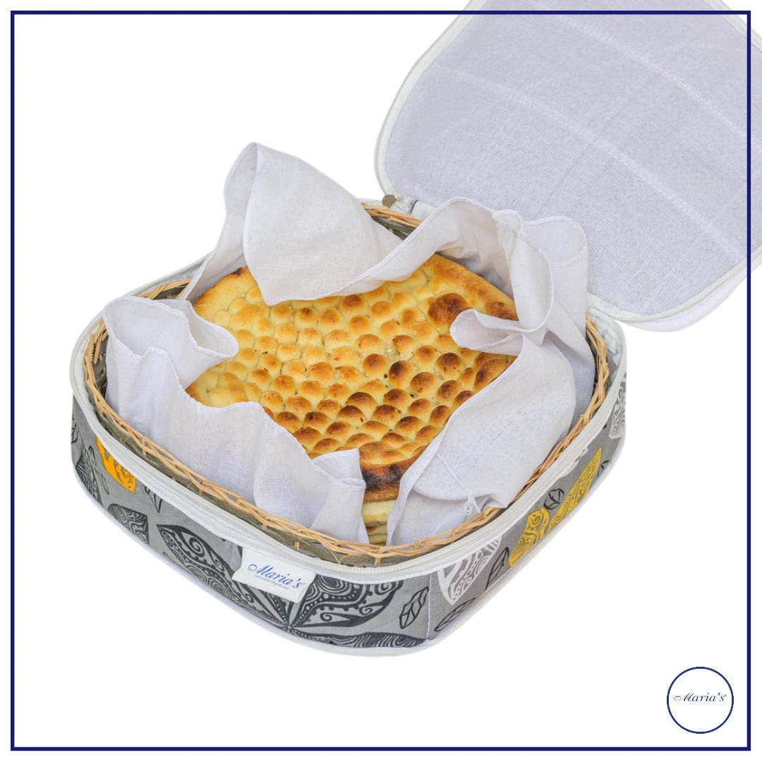 Square Cane Basket Roti Box