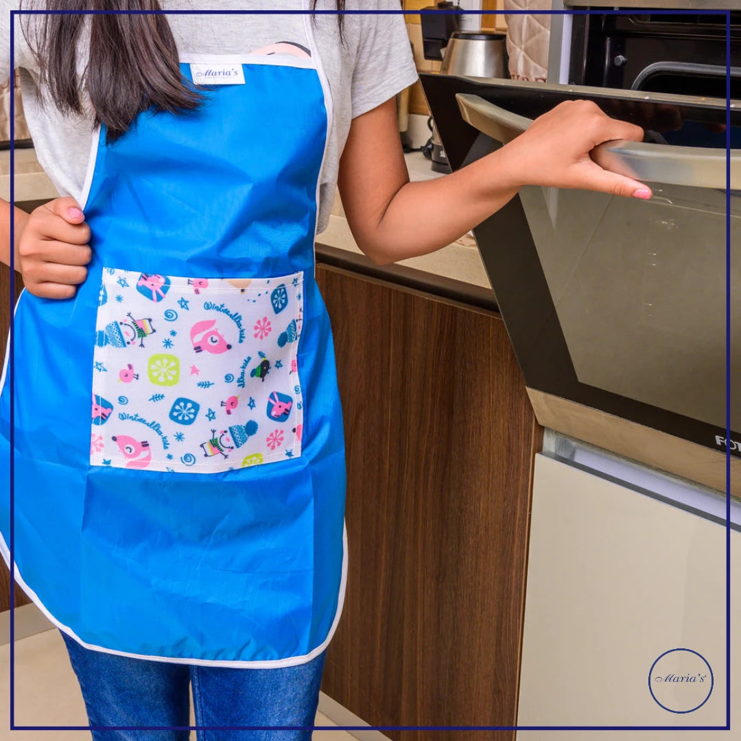Kids Apron In Parachute With Pocket