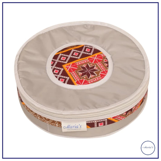 Roti Cane Box In Parachute With Printed Material