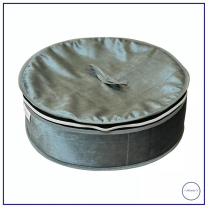 Premium Velvet Roti Storage Box – Standard Size

