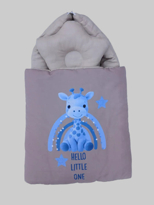 🦒Cozy Carry Nest With Pillow – Giraffe Theme