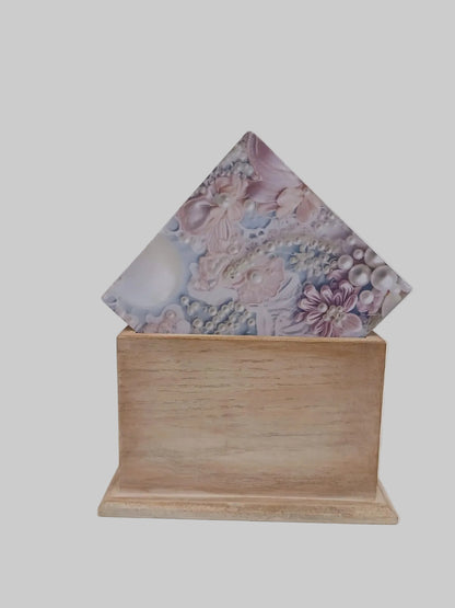Handcrafted Wooden Ply Coasters With Decoupage & Hand Painted Box