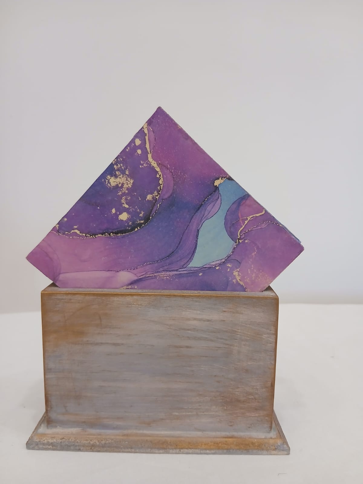 Handcrafted Wooden Ply Coasters With Decoupage & Hand Painted Box