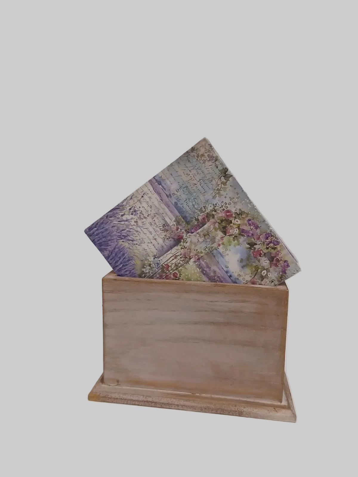 Handcrafted Wooden Ply Coasters With Decoupage & Hand Painted Box