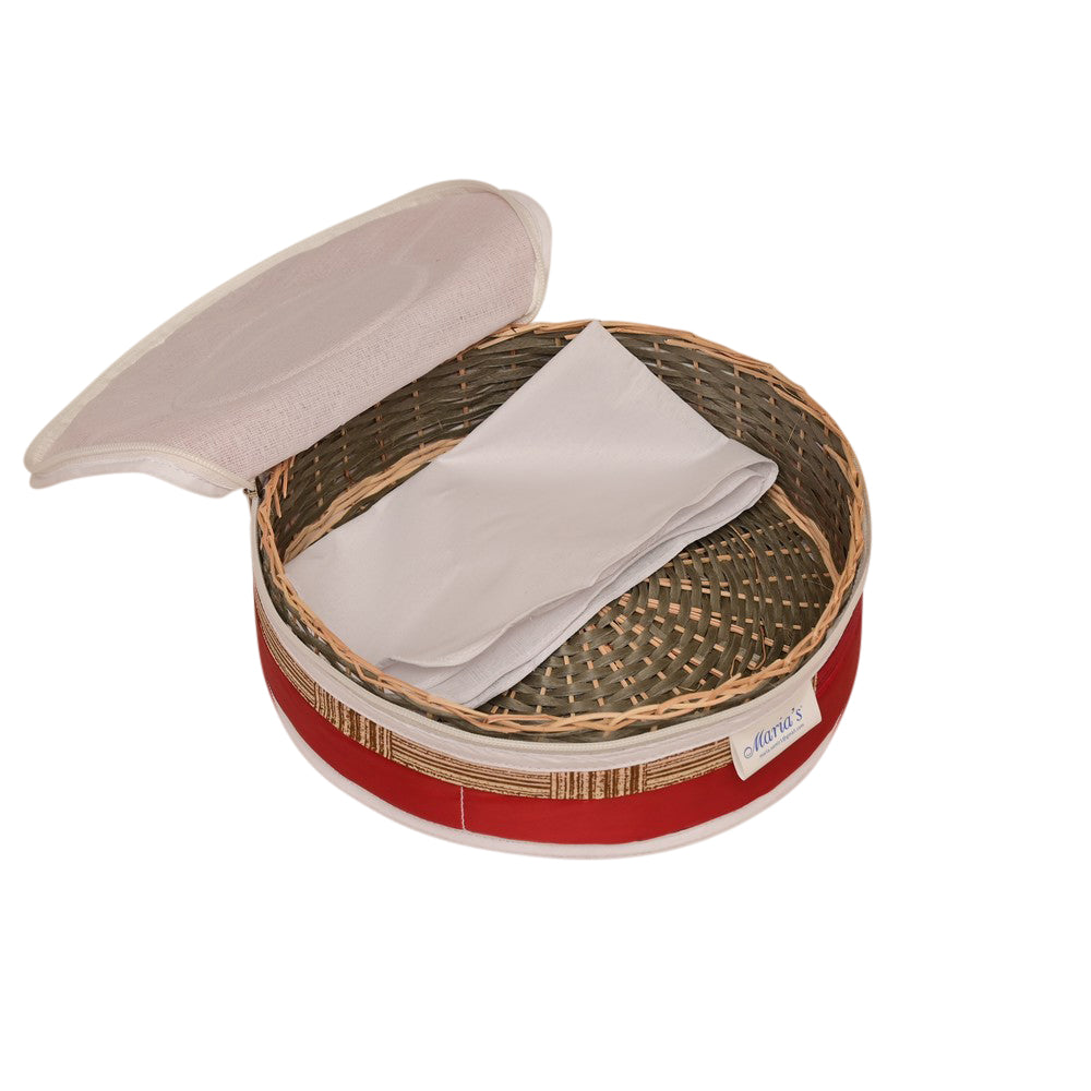 Roti Cane Box In Parachute With Printed Material